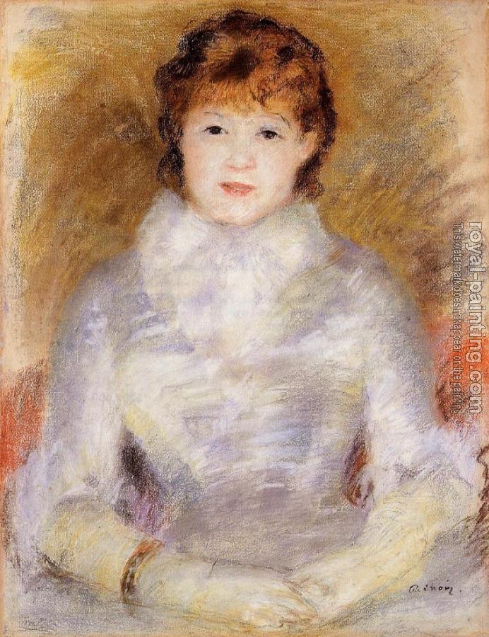 Pierre Auguste Renoir : Portrait of a Young Woman, Ellen Andree